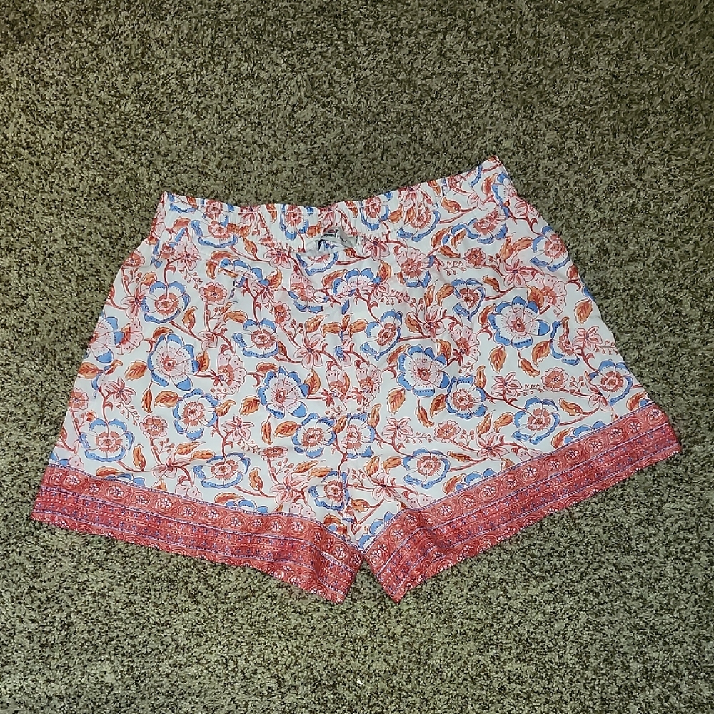 Vineyard Vines High Waist Red and Blue Shorts